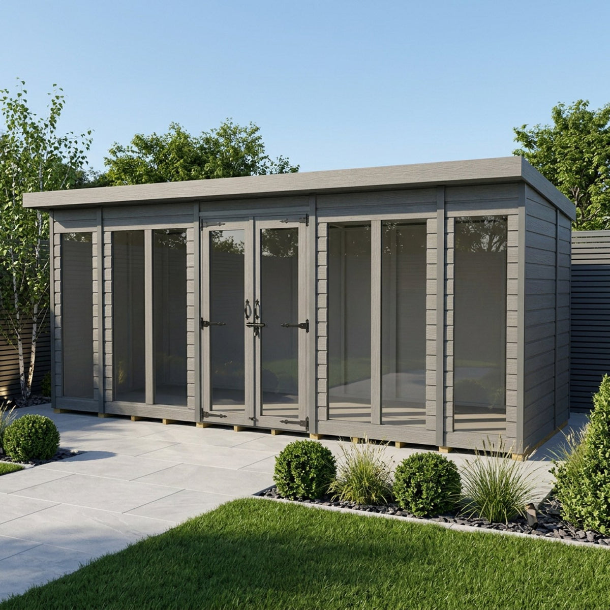 DIY Sheds – Composite Pent Full Height Summer House – view 39
