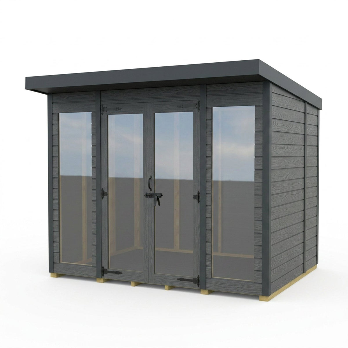 DIY Sheds – Composite Pent Full Height Summer House – view 87