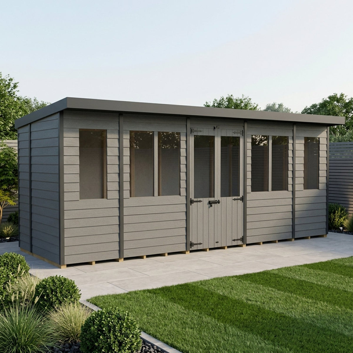 DIY Sheds – Composite Pent Summer House – view 24