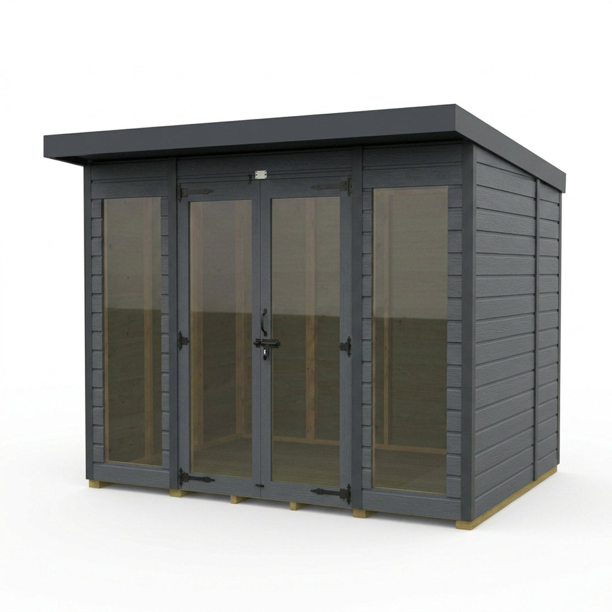 DIY Sheds – Composite Pent Full Height Summer House – view 80