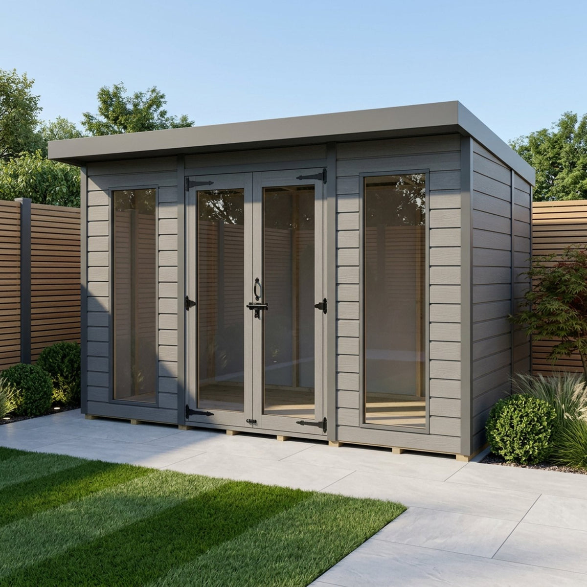 DIY Sheds – Composite Pent Full Height Summer House – view 113