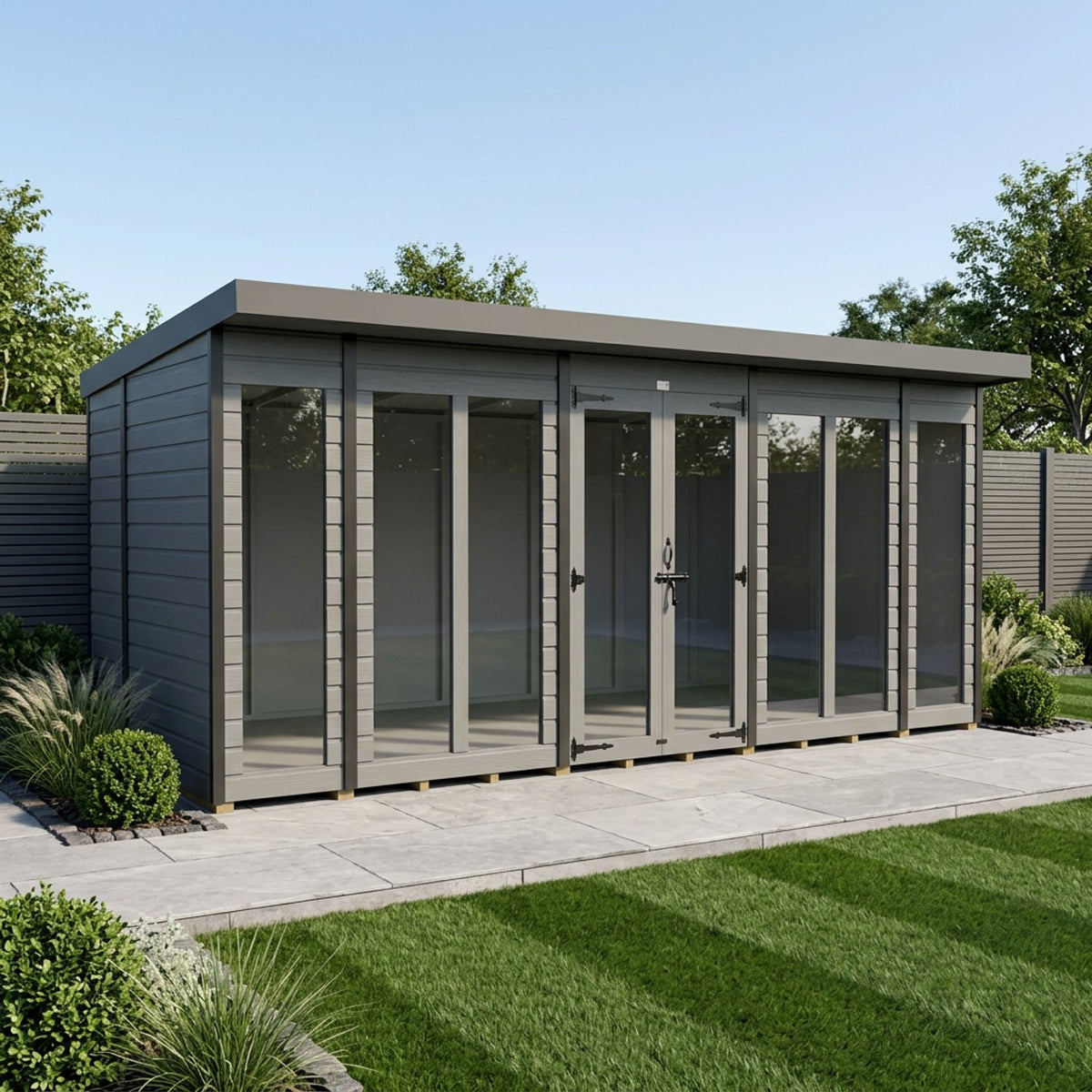 DIY Sheds – Composite Pent Full Height Summer House – view 42