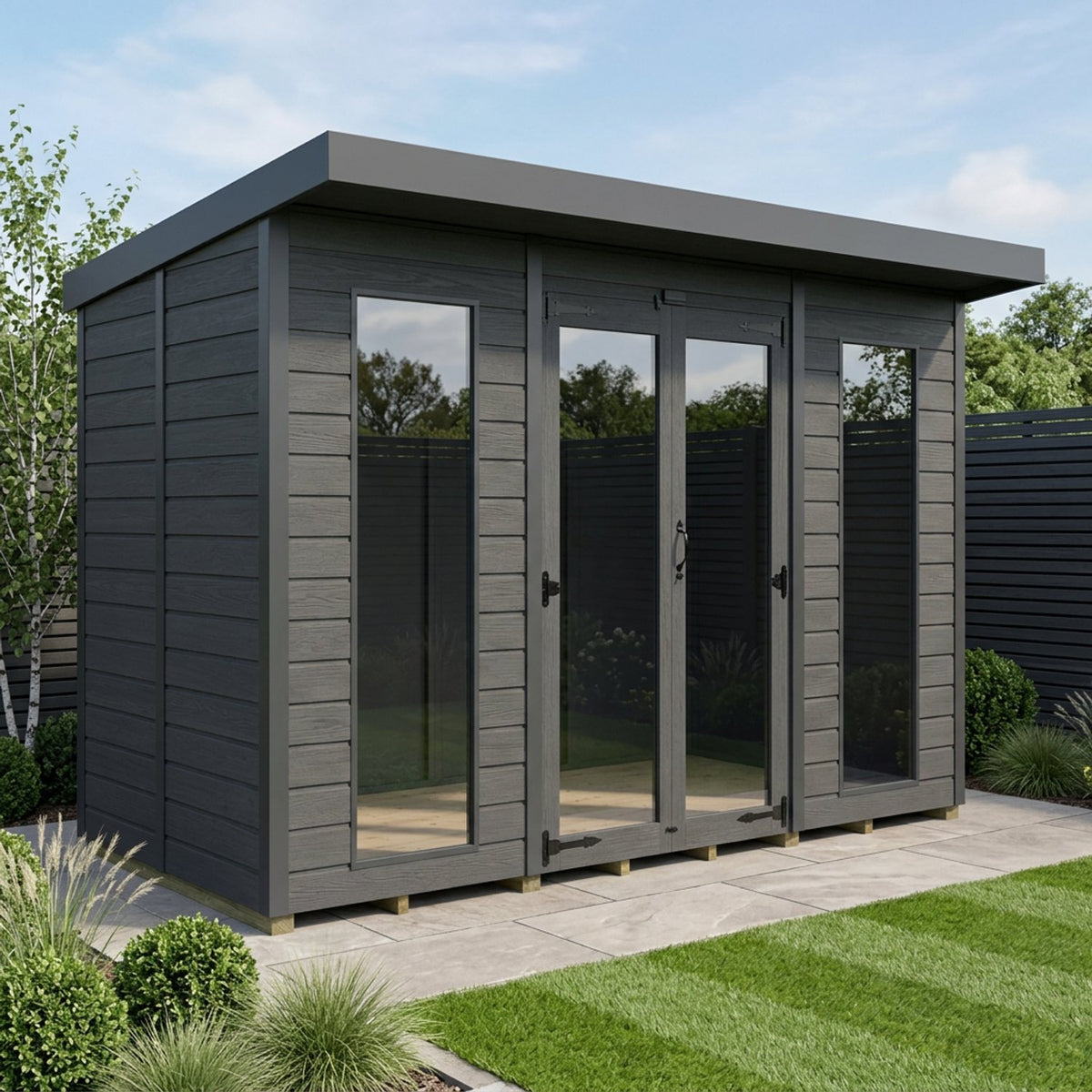 DIY Sheds – Composite Pent Full Height Summer House – view 114