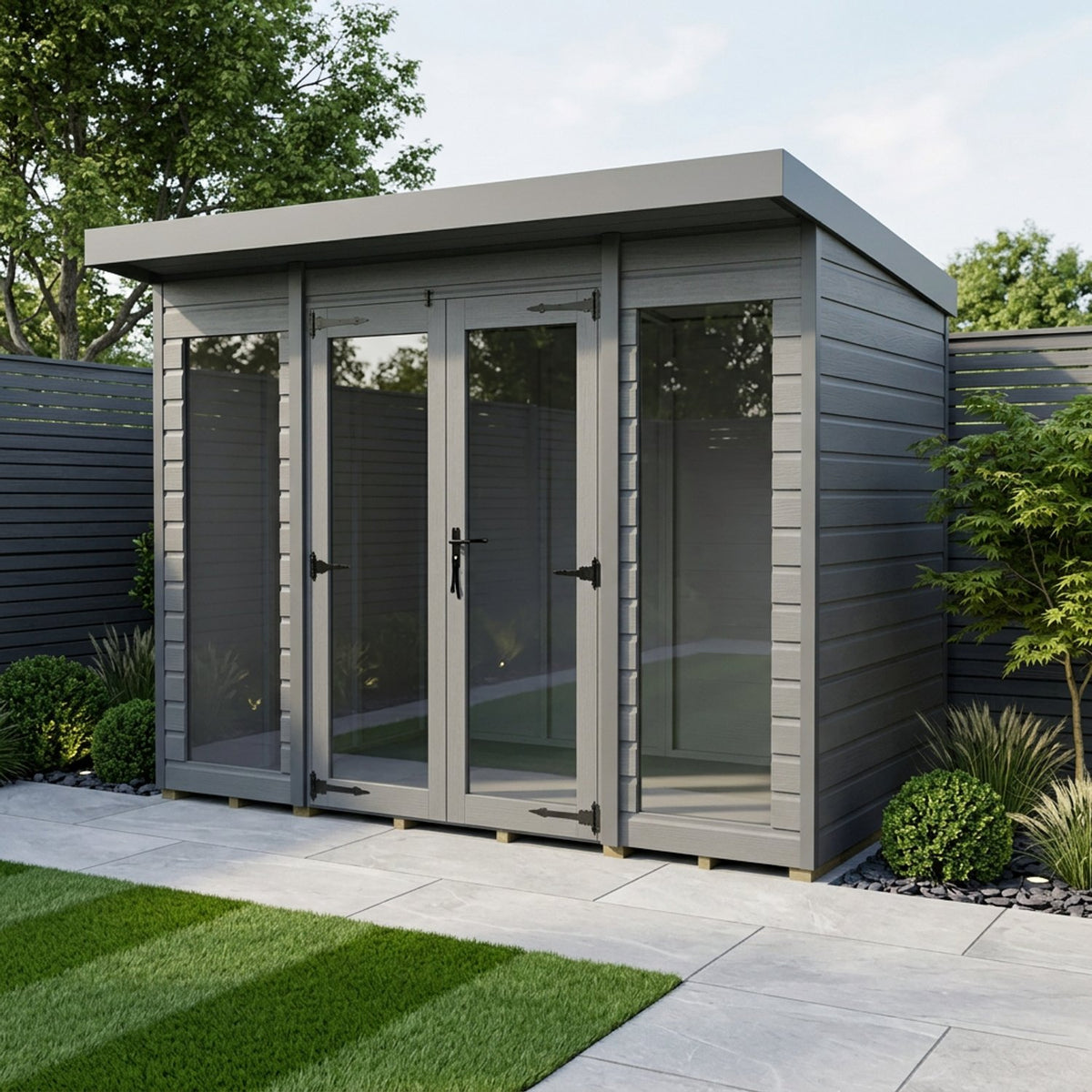 DIY Sheds – Composite Pent Full Height Summer House – view 105