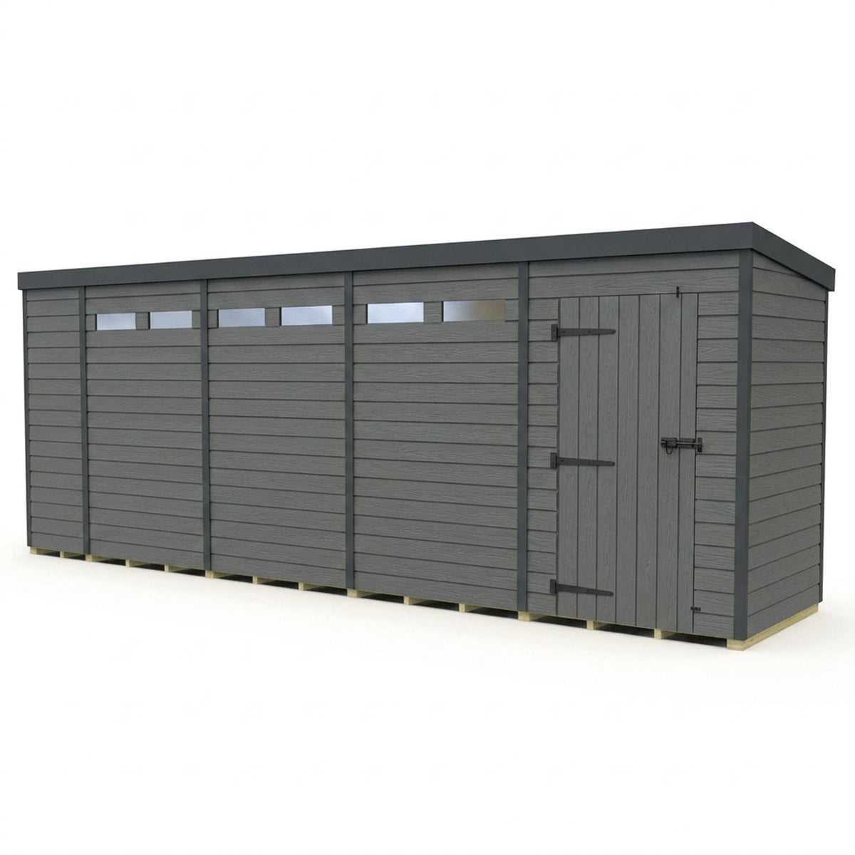 DIY Sheds – Composite Pent Security Shed – view 64
