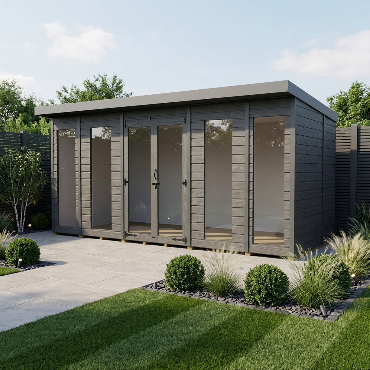 DIY Sheds – Composite Pent Full Height Summer House – view 33