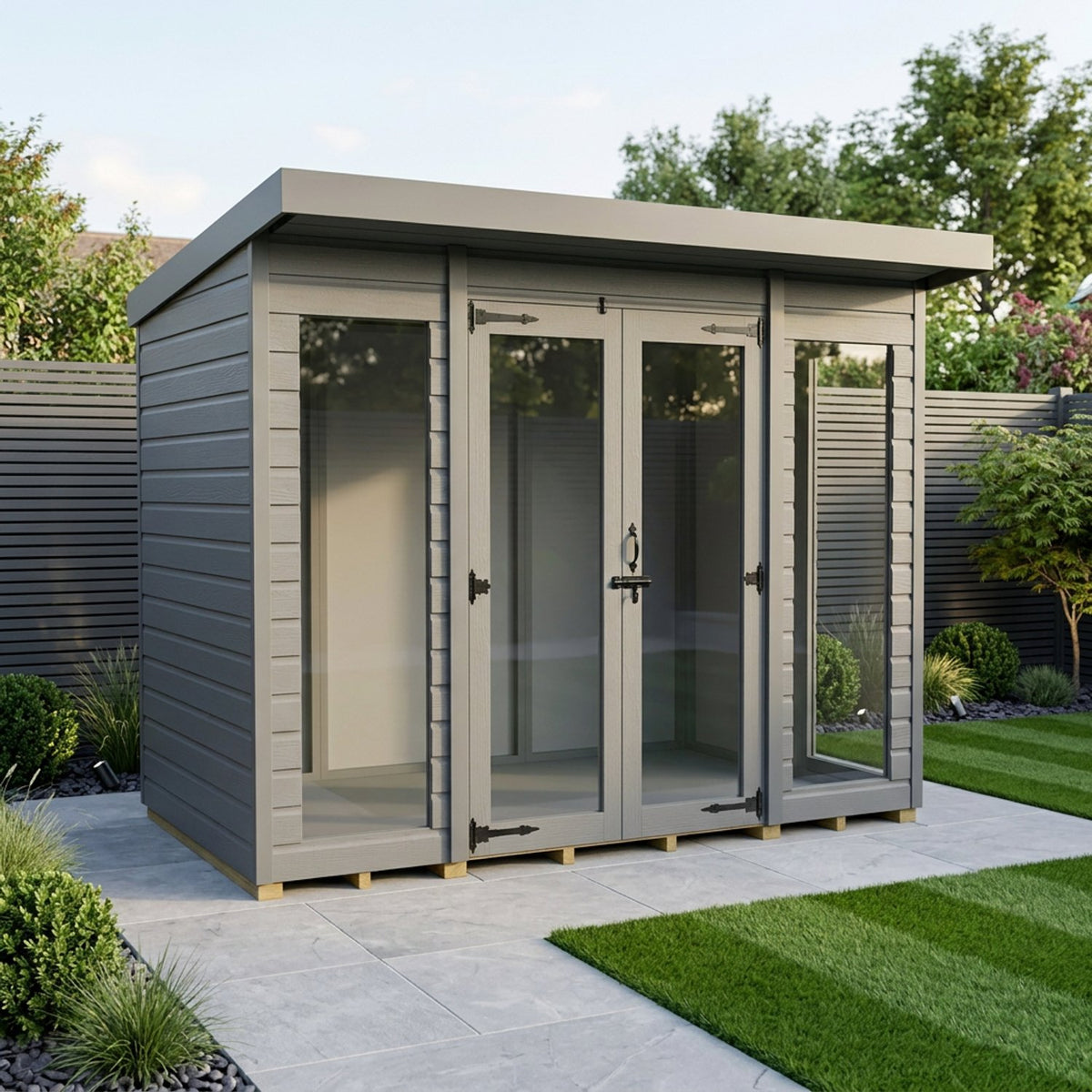 DIY Sheds – Composite Pent Full Height Summer House – view 86