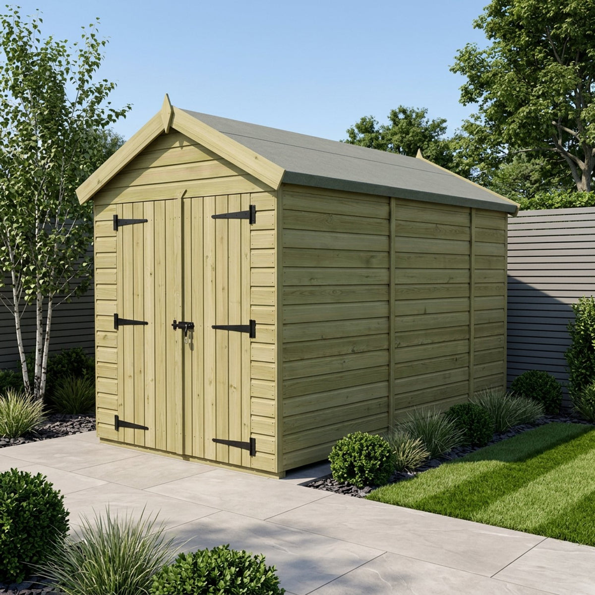 DIY Sheds – Apex Shed – Double Door – view 55