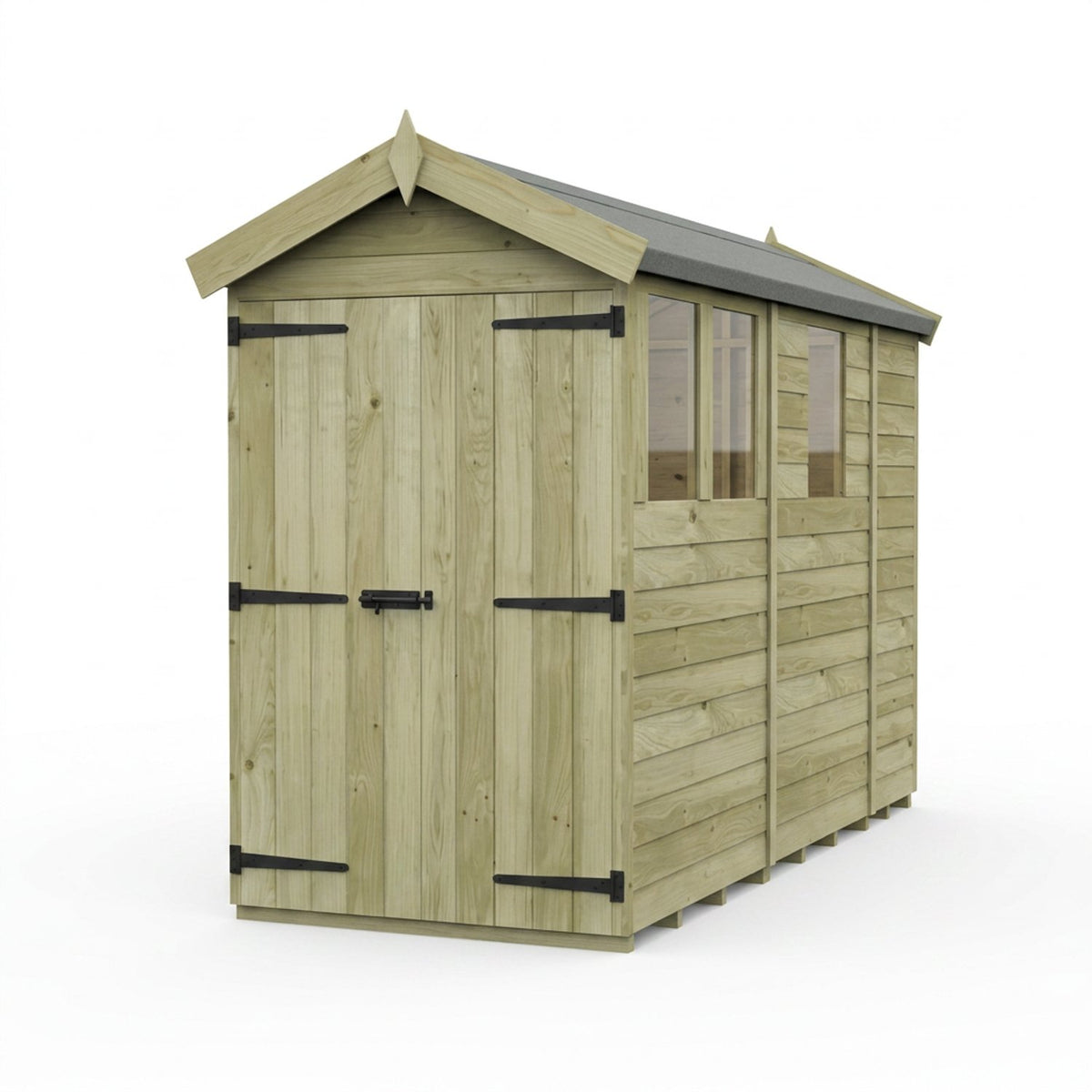 DIY Sheds – Apex Shed – Double Door – view 160