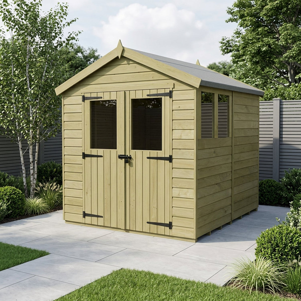 DIY Sheds – Apex Shed – Double Door – view 152