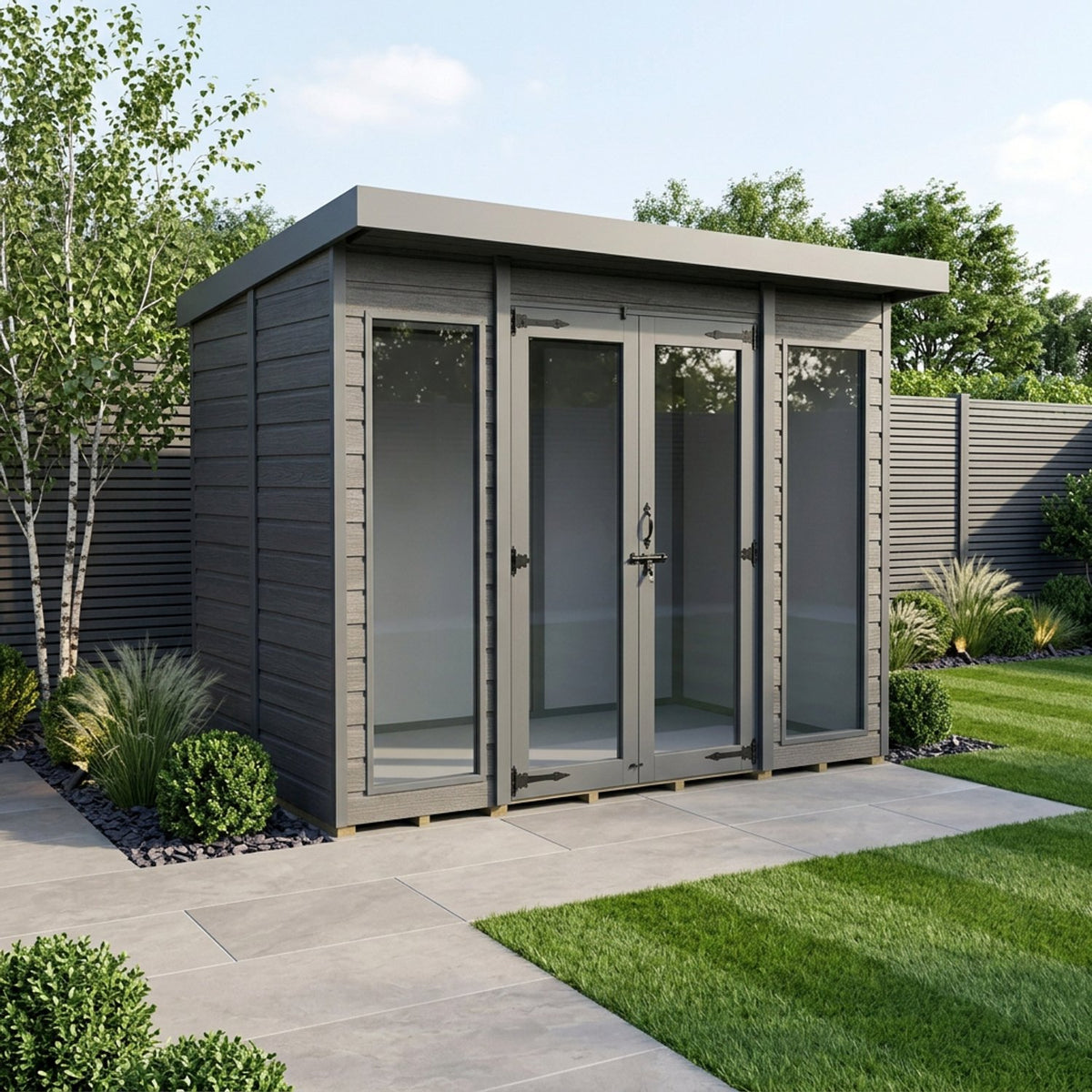 DIY Sheds – Composite Pent Full Height Summer House – view 106