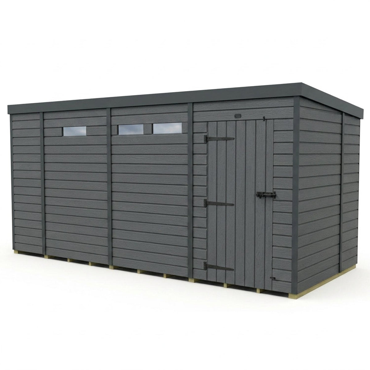 DIY Sheds – Composite Pent Security Shed – view 25