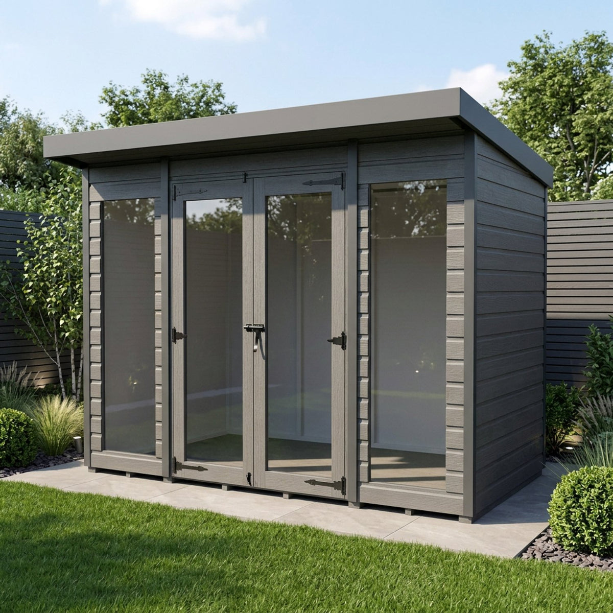 DIY Sheds – Composite Pent Full Height Summer House – view 91