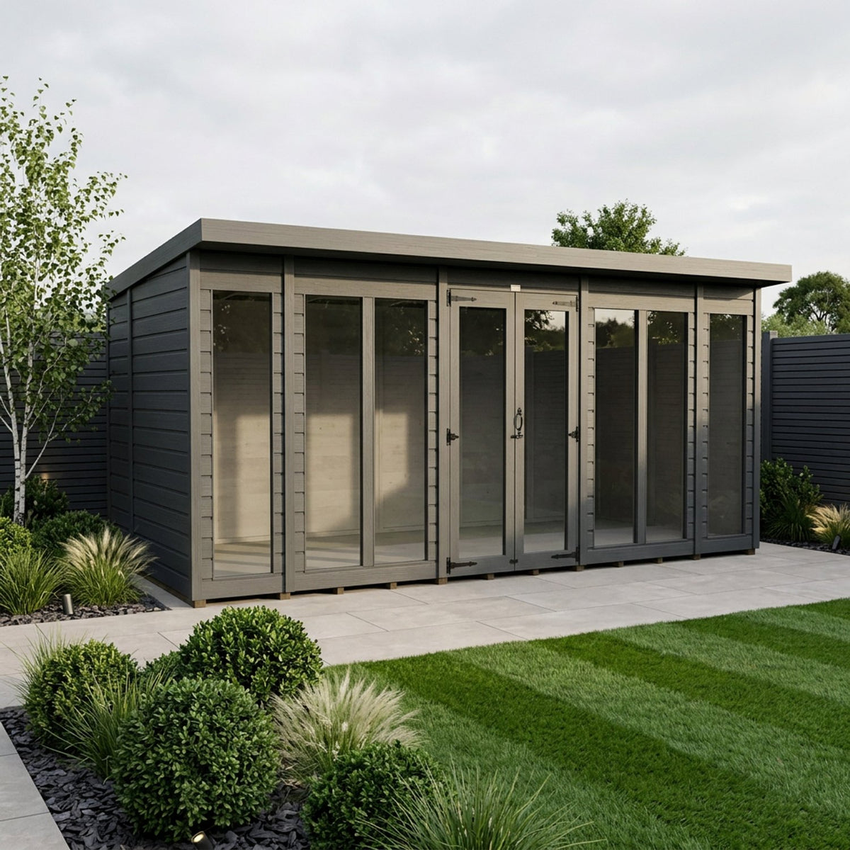 DIY Sheds – Composite Pent Full Height Summer House – view 43