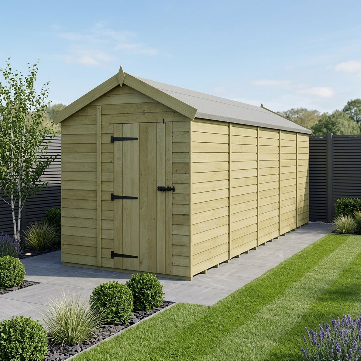 DIY Sheds – Apex Shed – Single Door – view 155