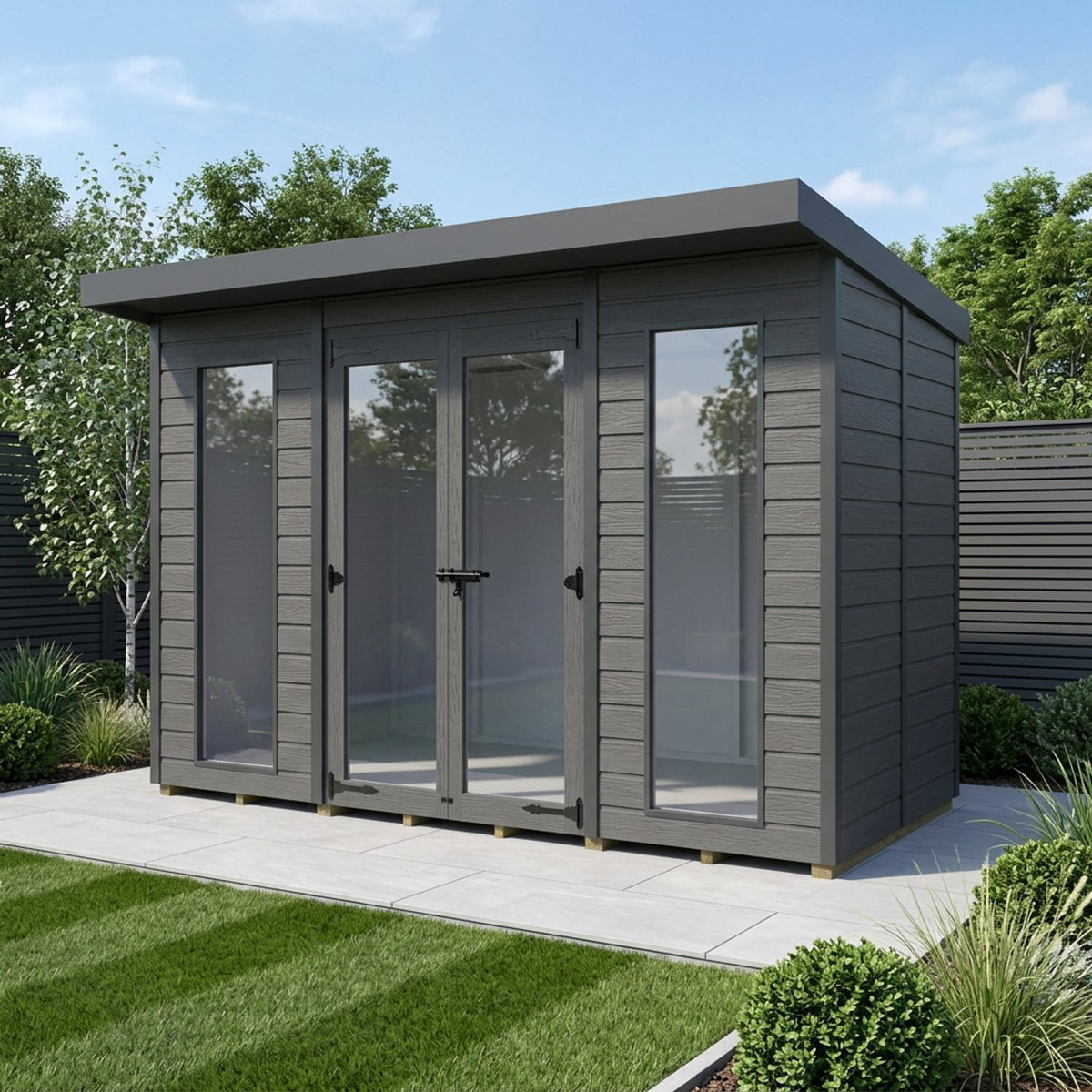 DIY Sheds – Composite Pent Full Height Summer House