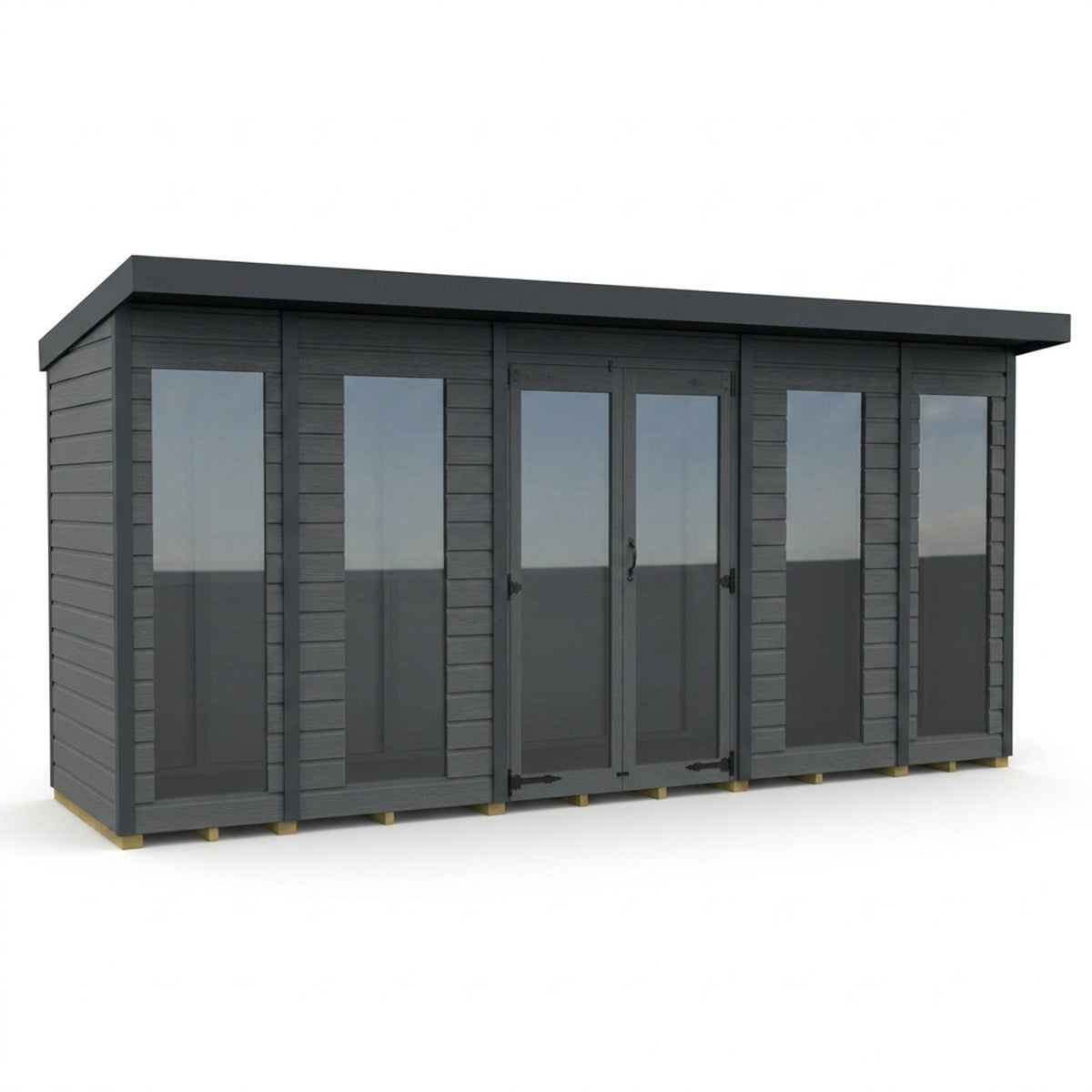 DIY Sheds – Composite Pent Full Height Summer House – view 35