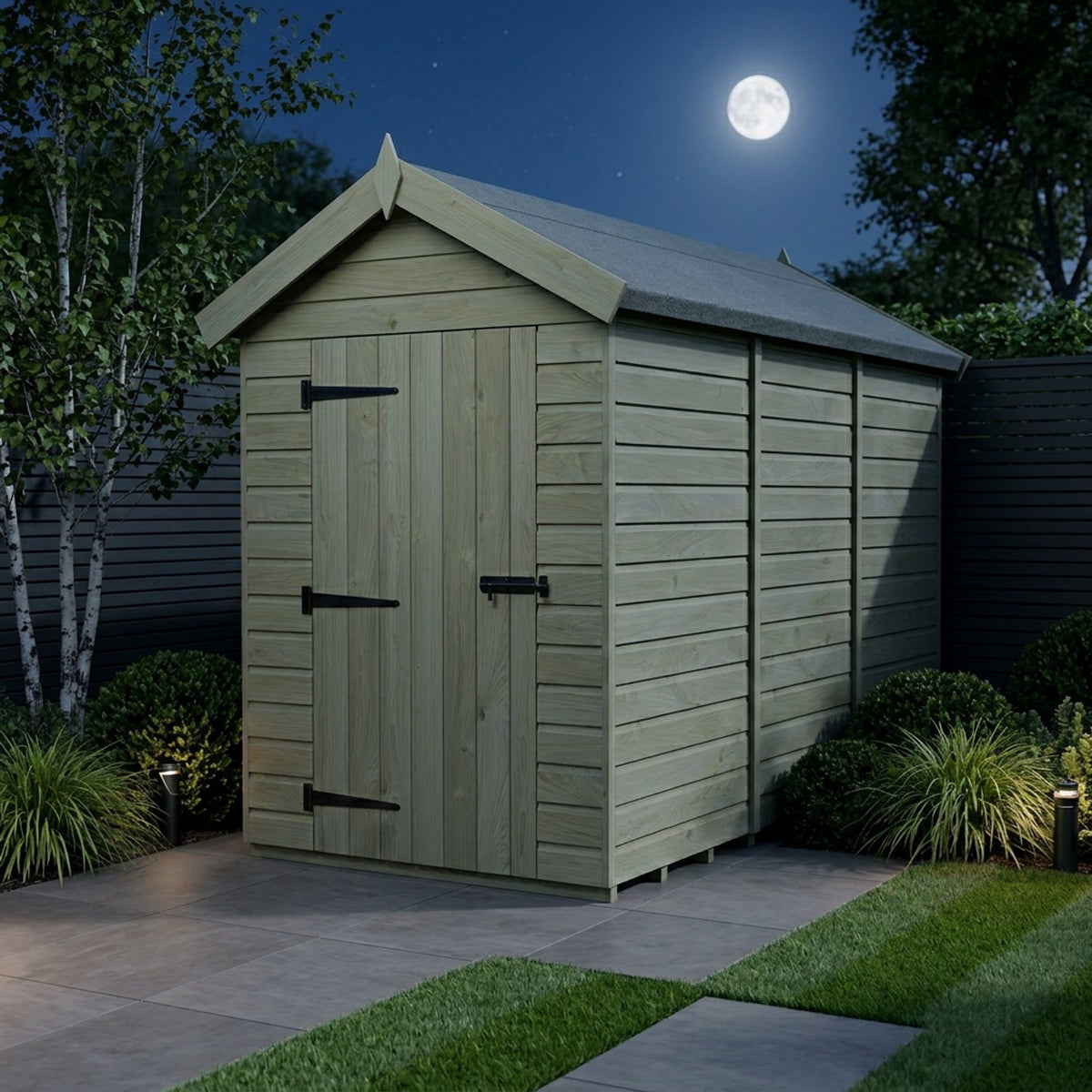 DIY Sheds – Apex Shed – Single Door – view 105