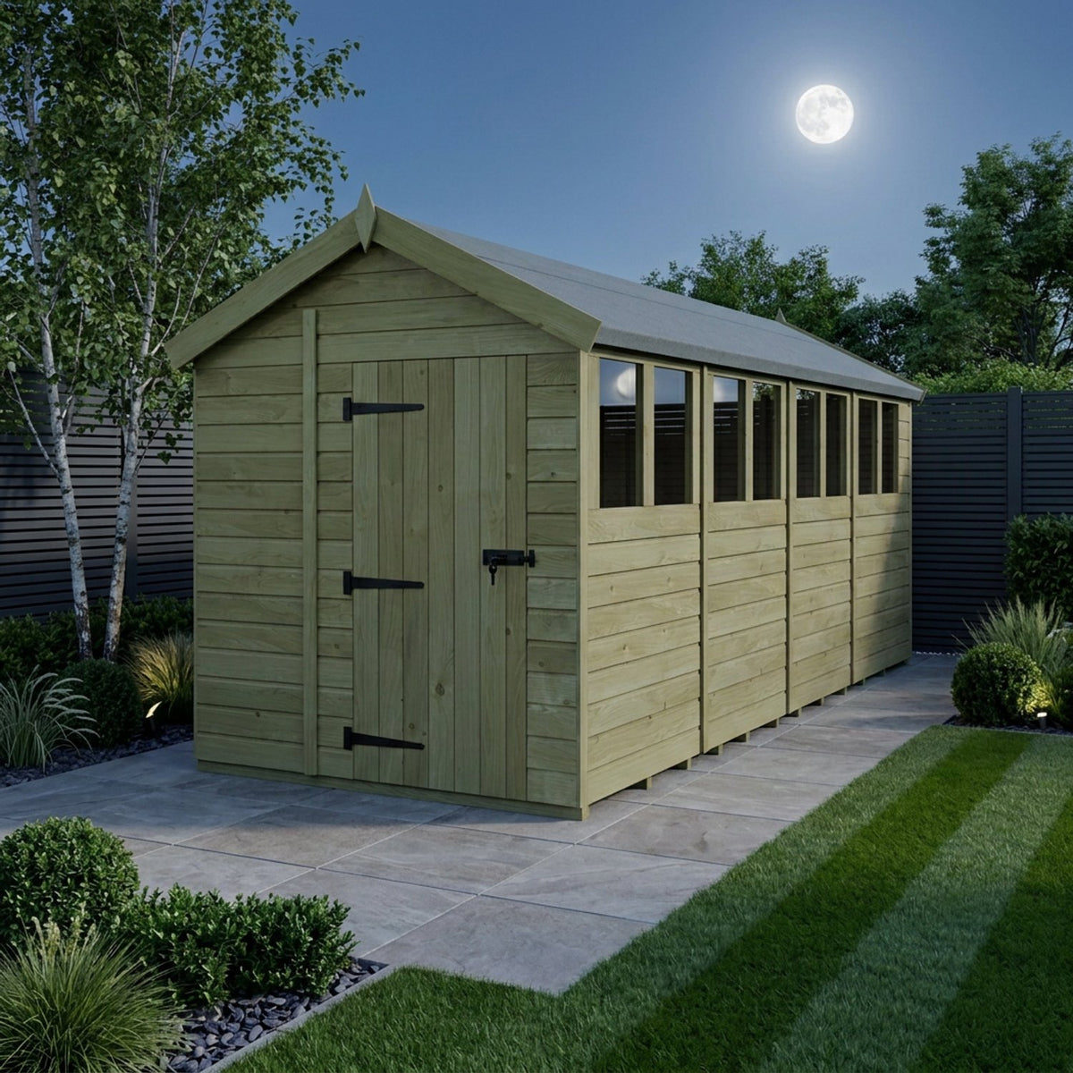 DIY Sheds – Apex Shed – Single Door – view 154
