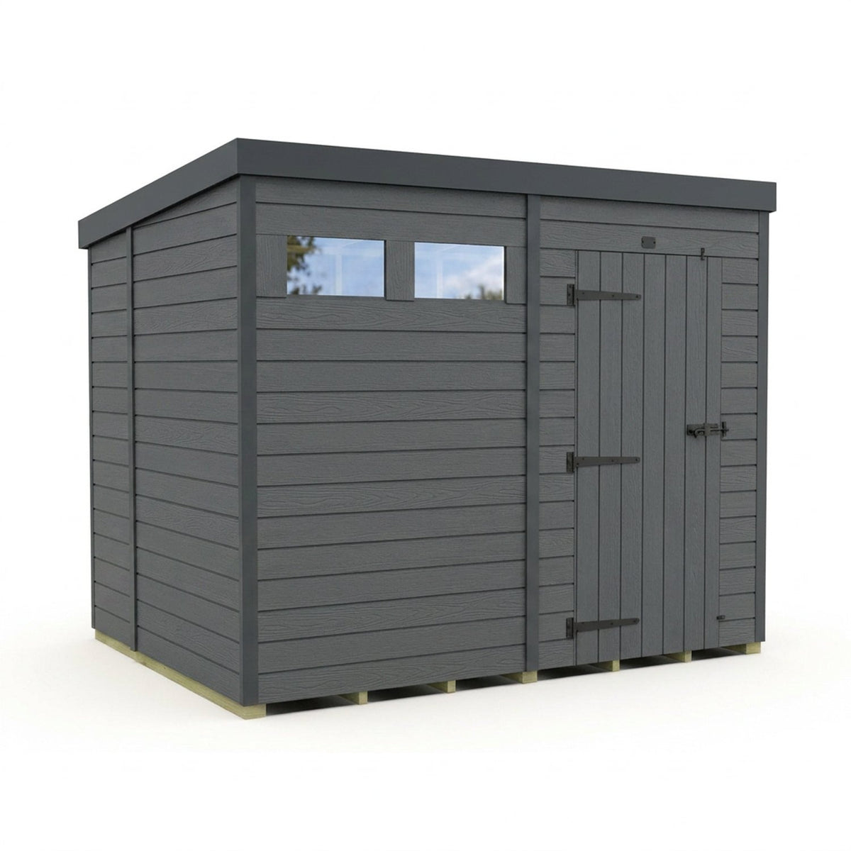 DIY Sheds – Composite Pent Security Shed – view 110