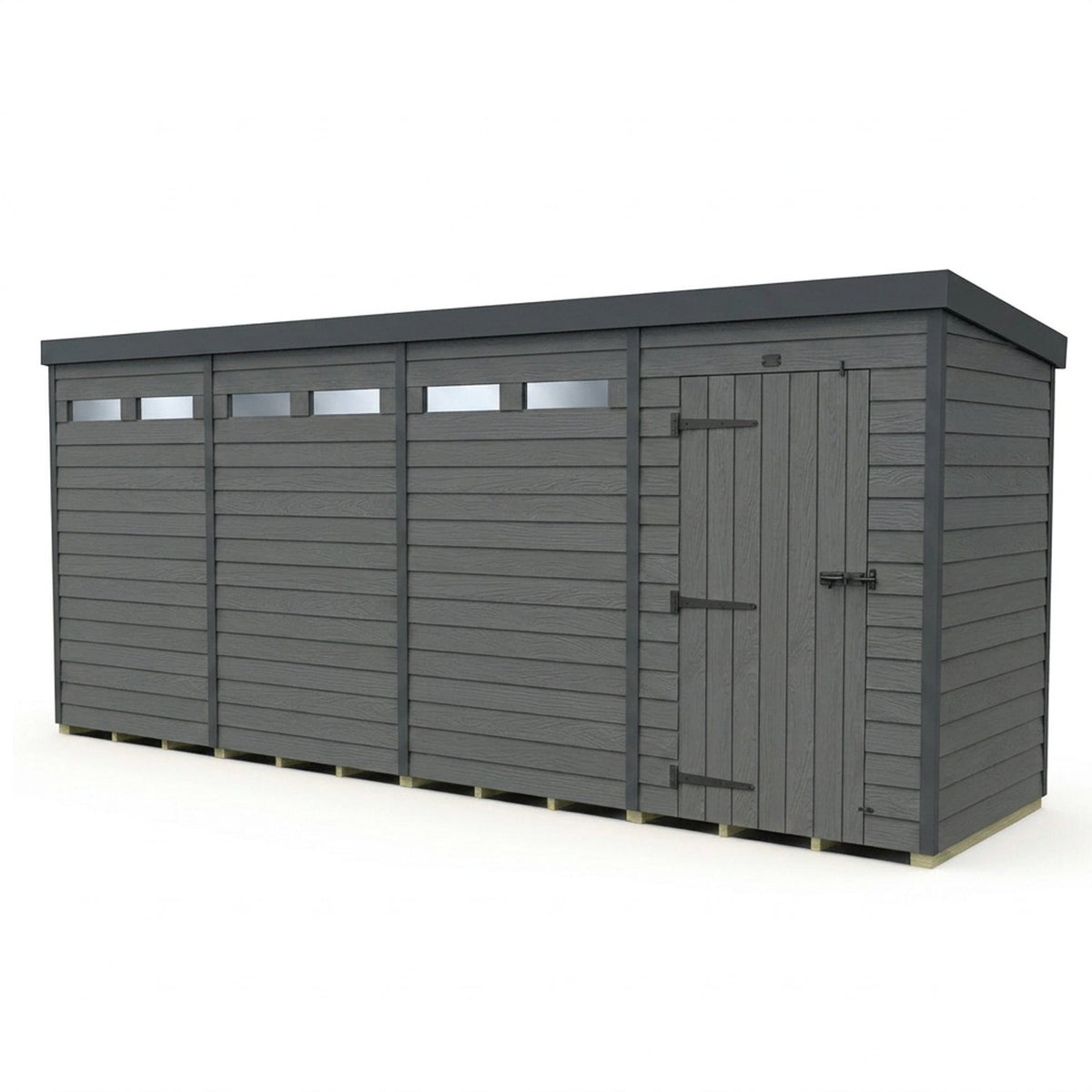 DIY Sheds – Composite Pent Security Shed – view 49