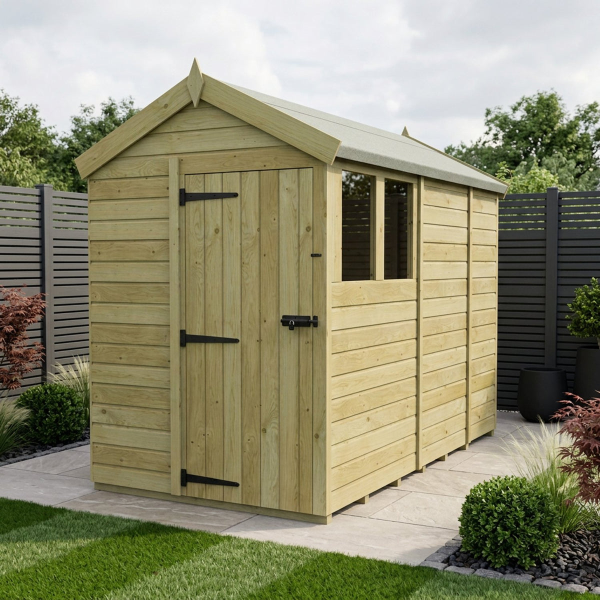 DIY Sheds – Apex Shed – Single Door – view 100