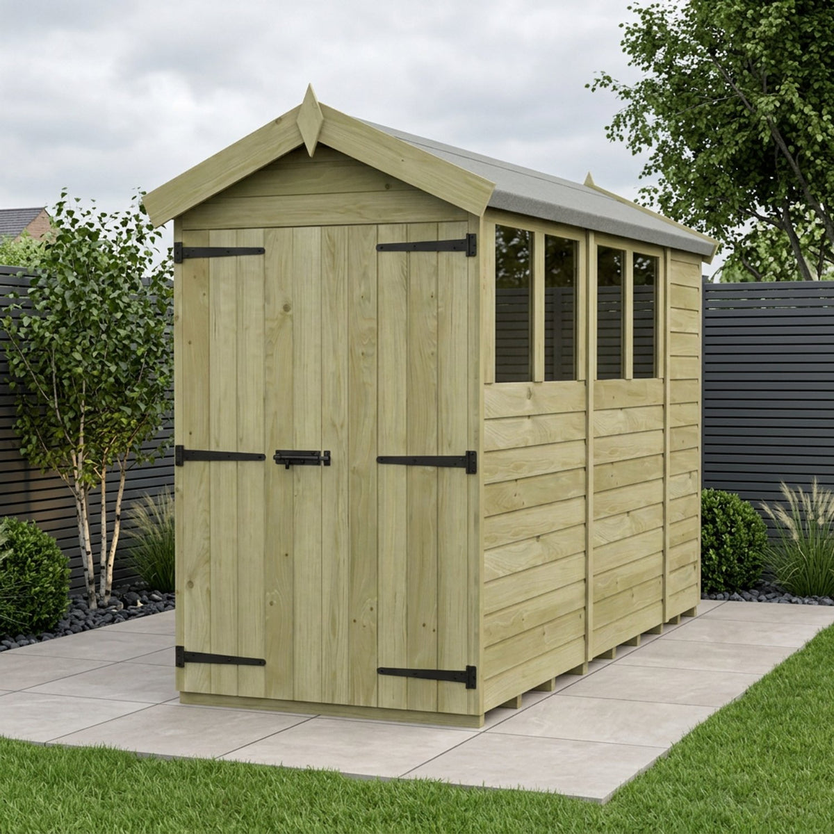 DIY Sheds – Apex Shed – Single Door – view 204