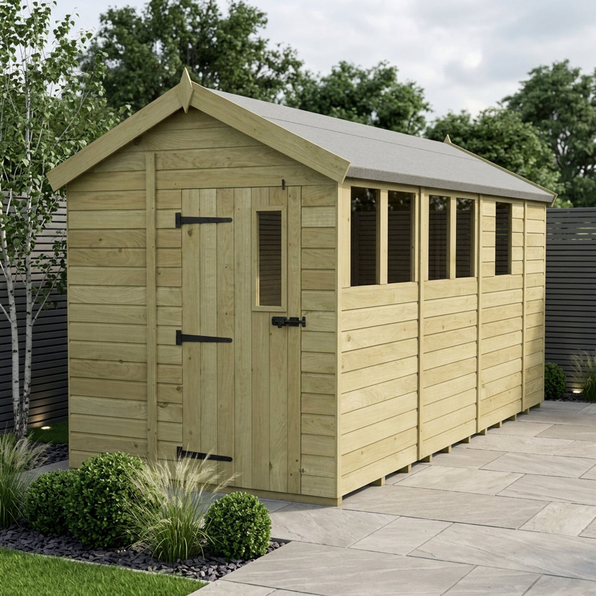 DIY Sheds – Apex Shed – Single Door – view 142