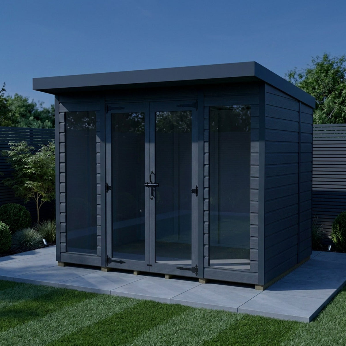 DIY Sheds – Composite Pent Full Height Summer House – view 102