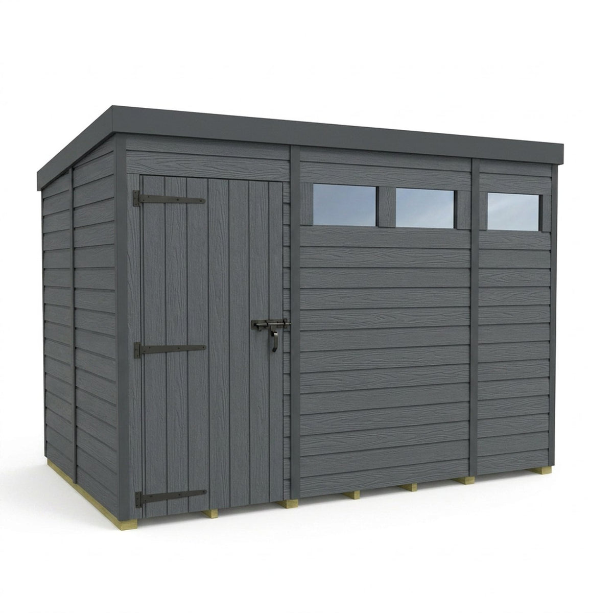 DIY Sheds – Composite Pent Security Shed – view 119