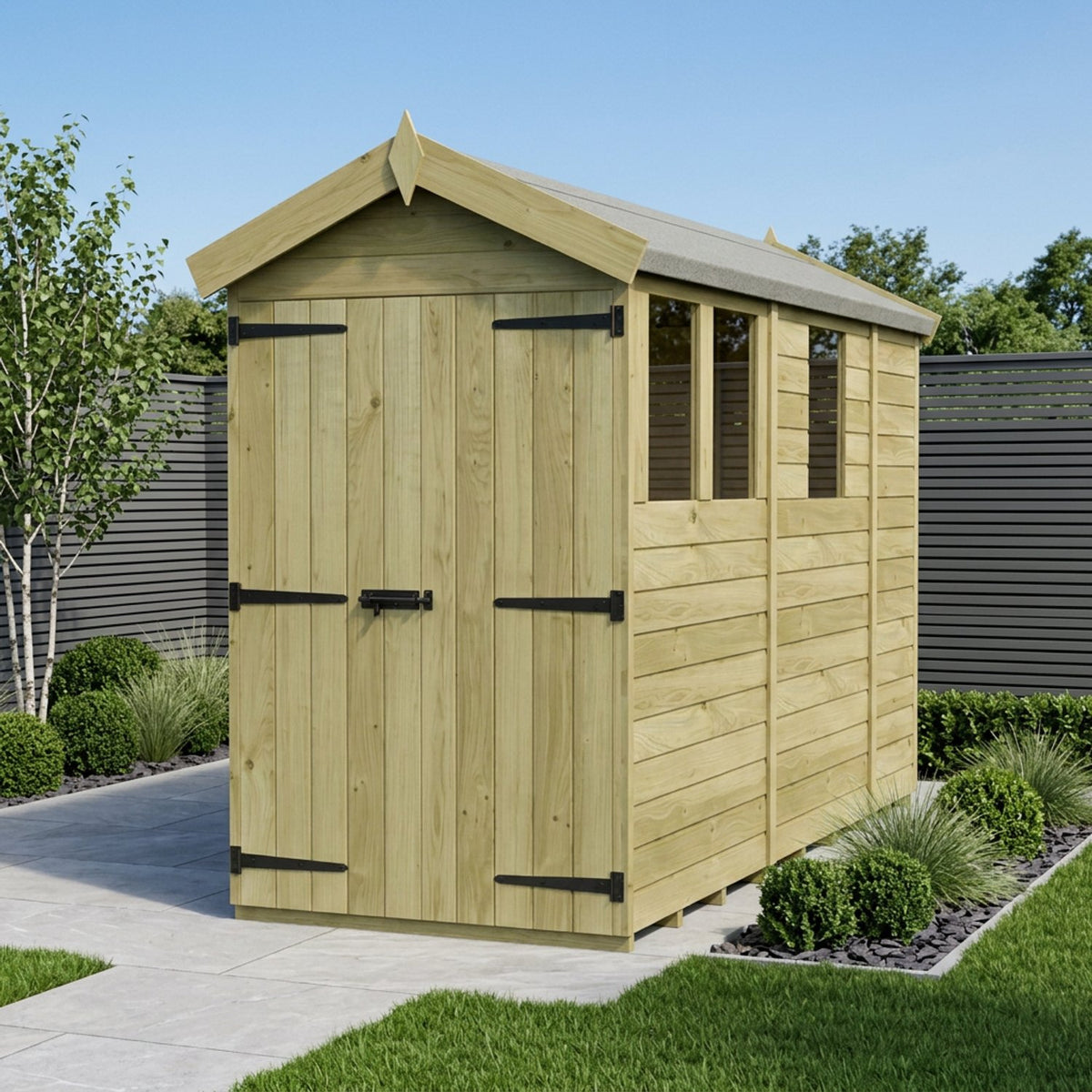 DIY Sheds – Apex Shed – Double Door