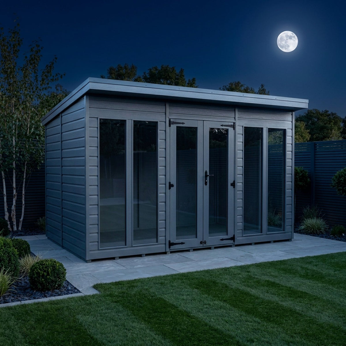 DIY Sheds – Composite Pent Full Height Summer House – view 27