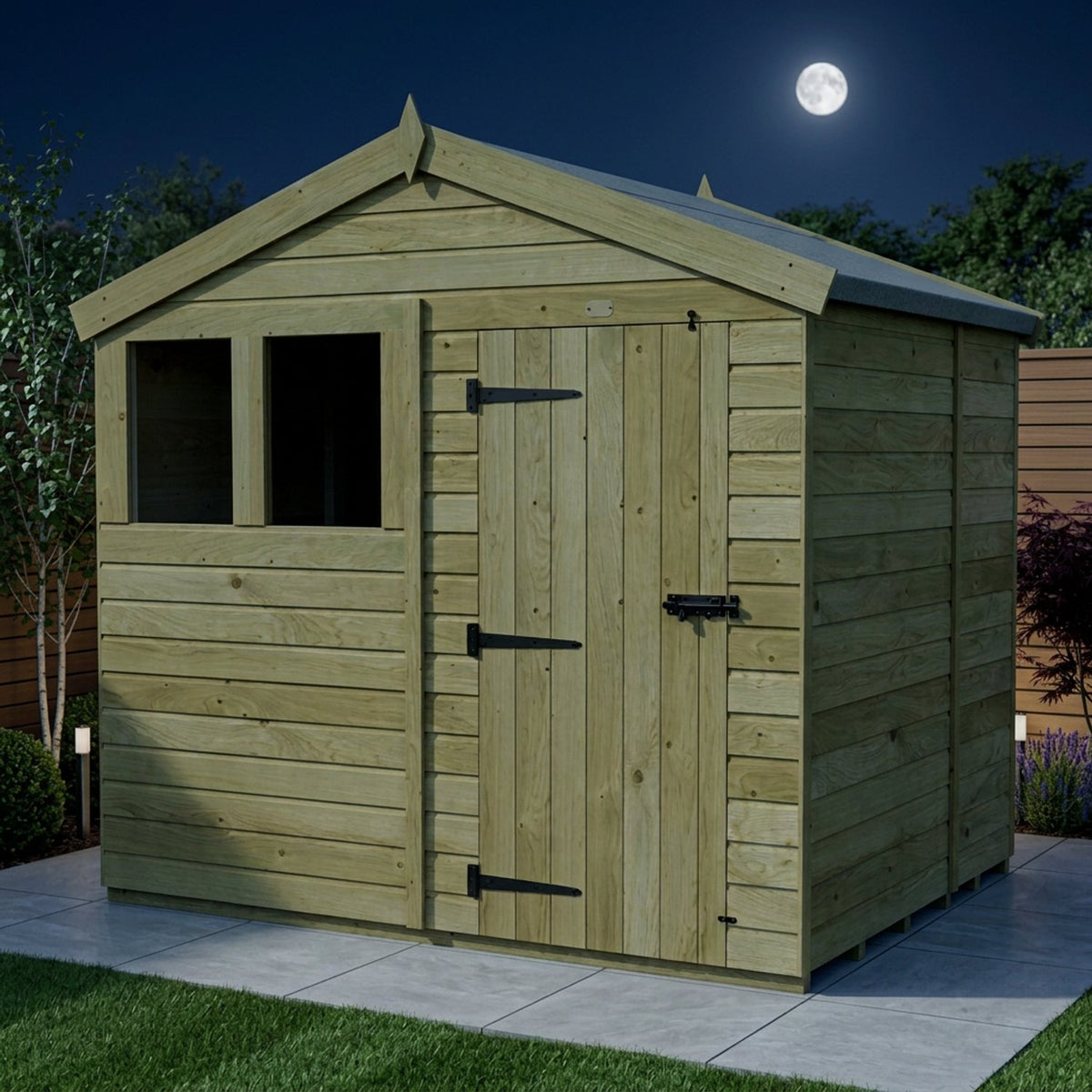 DIY Sheds – Apex Shed – Single Door – view 194