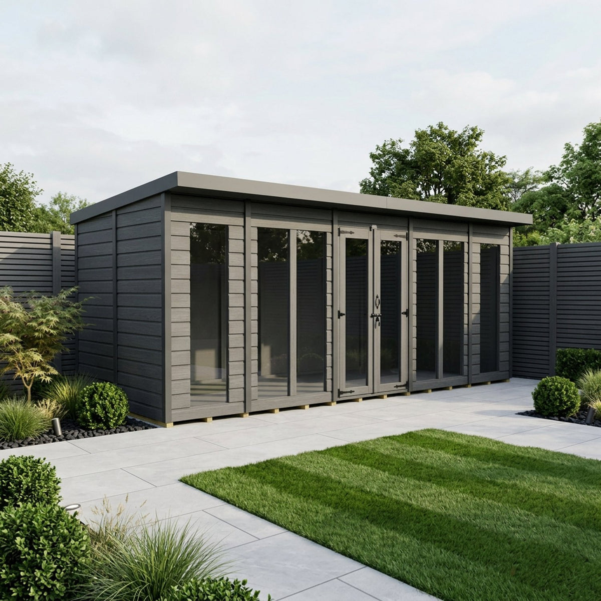 DIY Sheds – Composite Pent Full Height Summer House – view 53