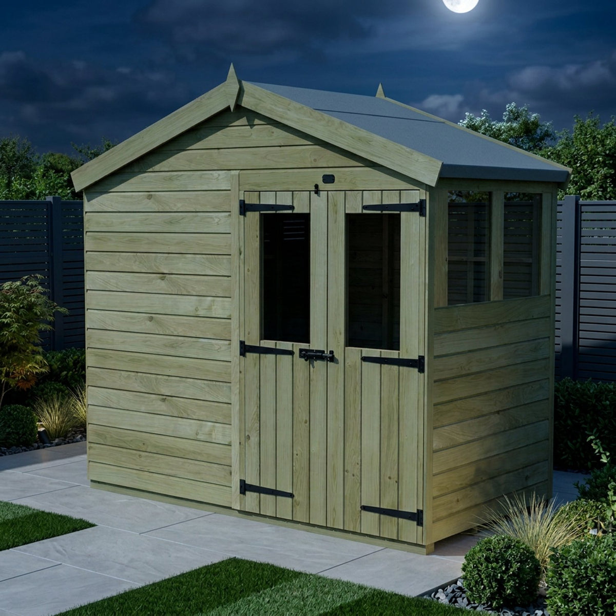 DIY Sheds – Apex Shed – Double Door – view 144