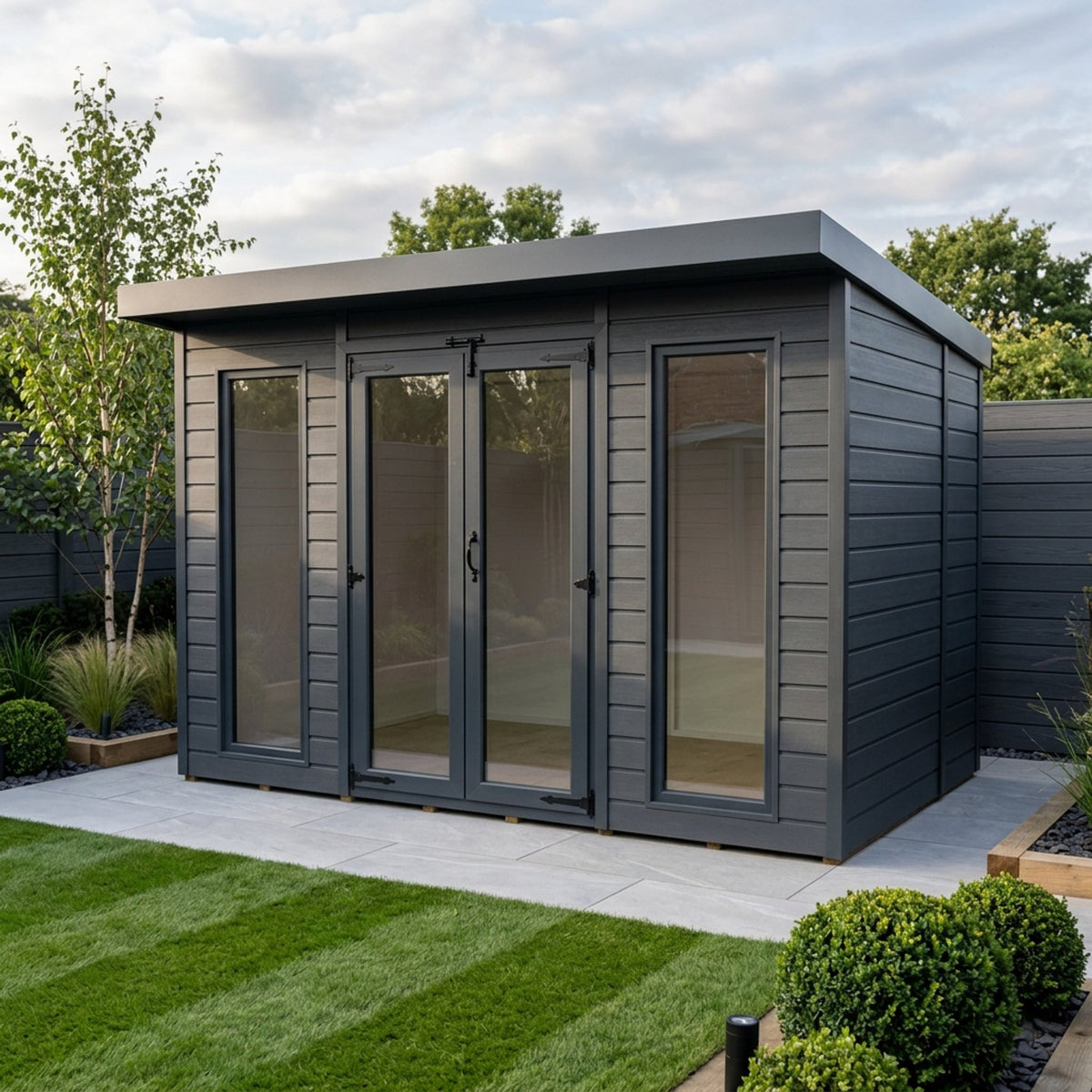 DIY Sheds – Composite Pent Full Height Summer House – view 115