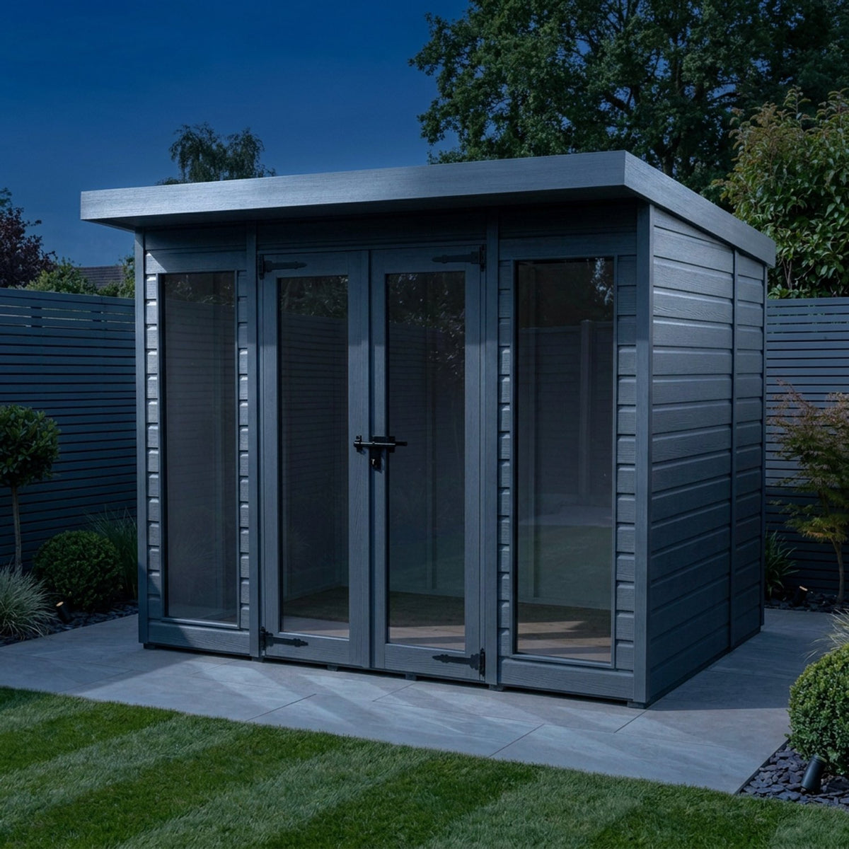DIY Sheds – Composite Pent Full Height Summer House – view 95