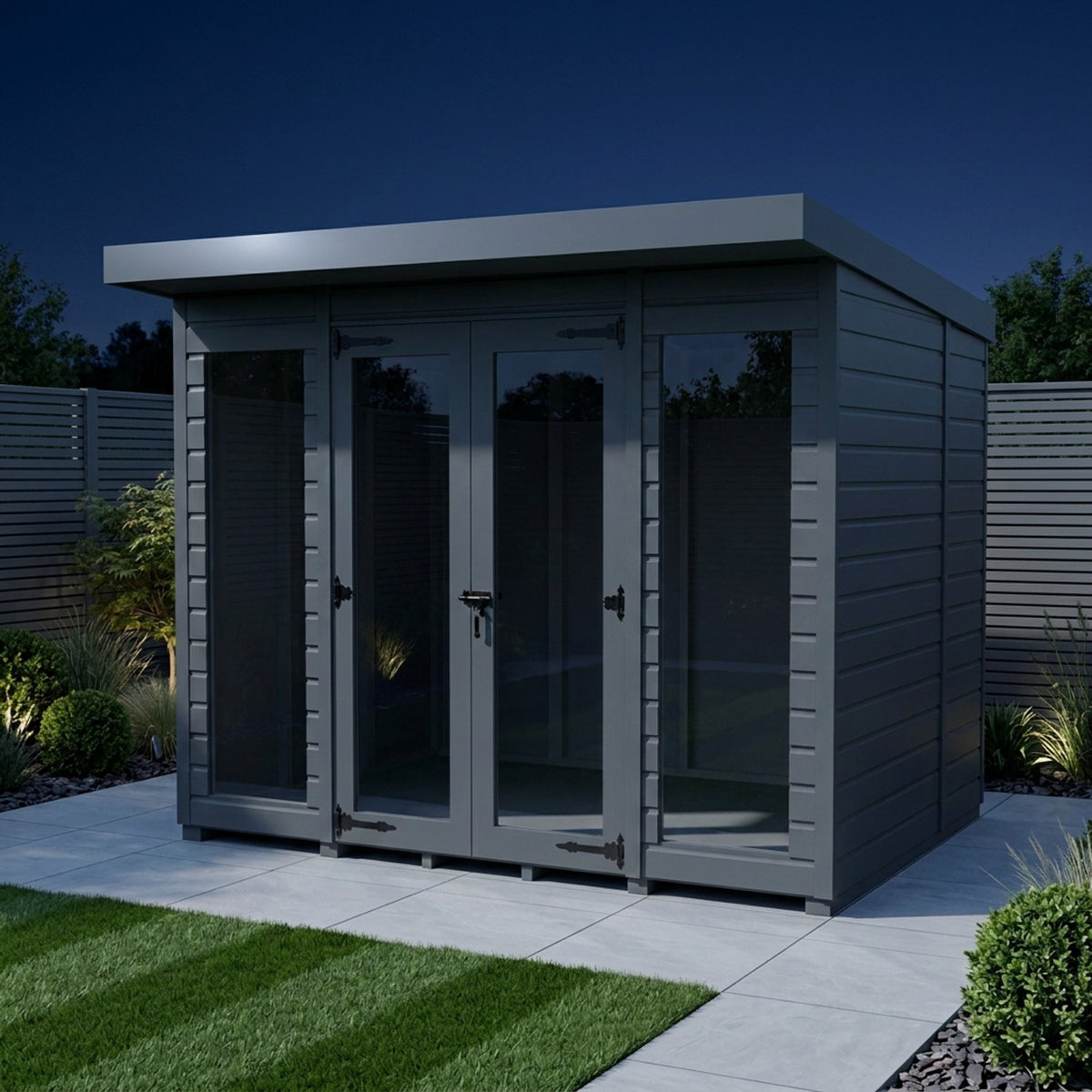 DIY Sheds – Composite Pent Full Height Summer House – view 81