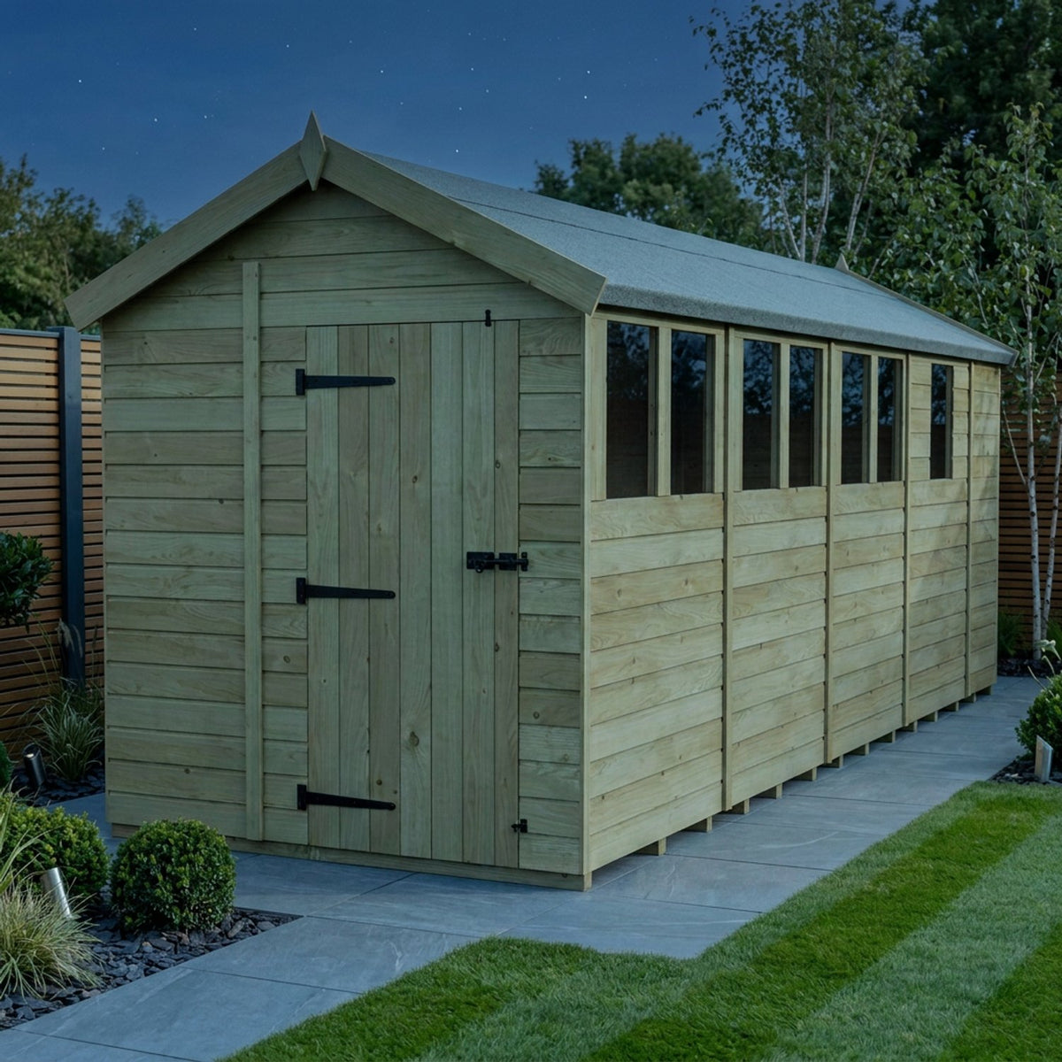 DIY Sheds – Apex Shed – Single Door – view 116