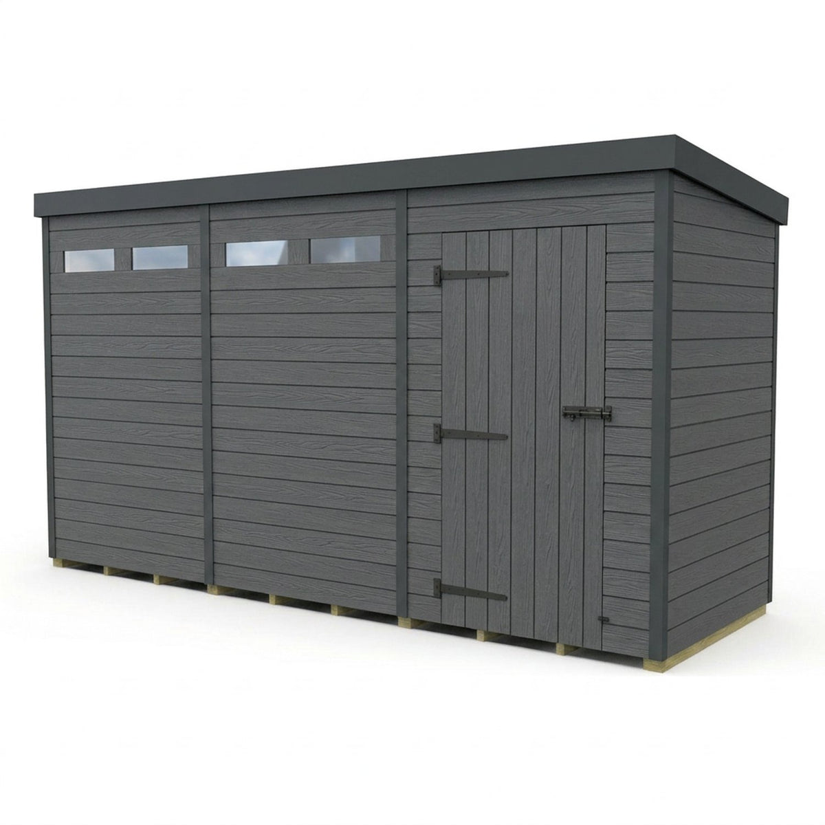 DIY Sheds – Composite Pent Security Shed – view 15