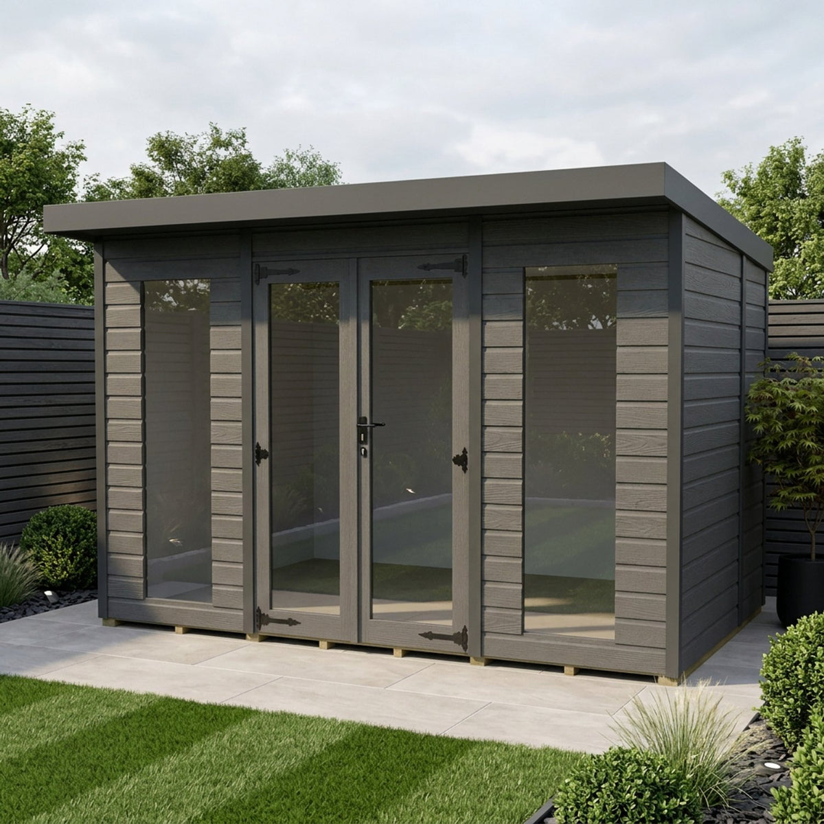 DIY Sheds – Composite Pent Full Height Summer House – view 12