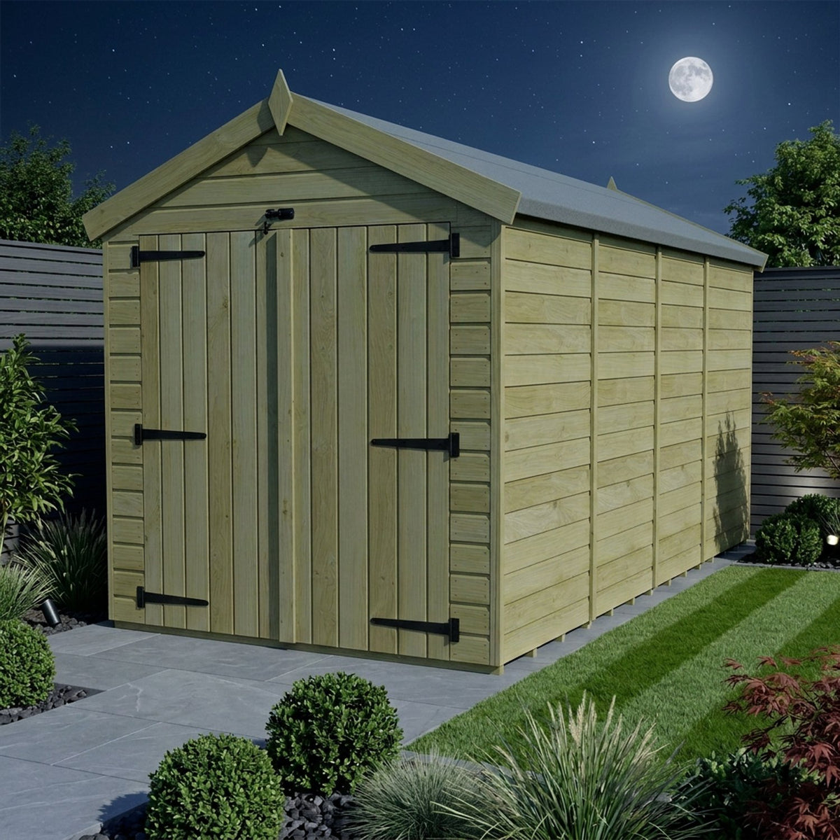 DIY Sheds – Apex Shed – Double Door – view 139