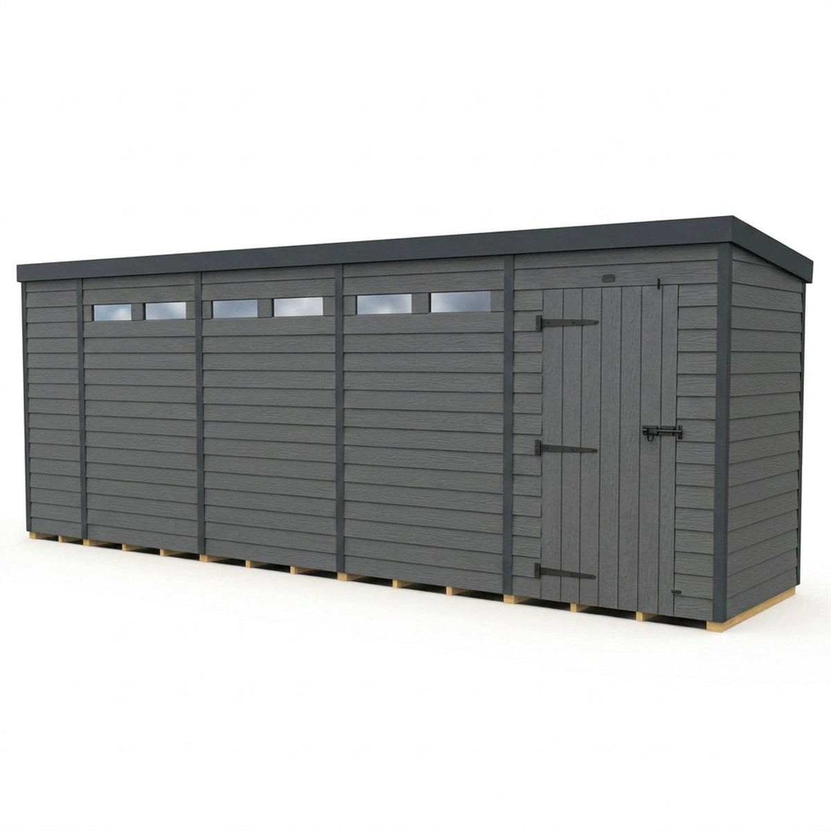 DIY Sheds – Composite Pent Security Shed – view 65