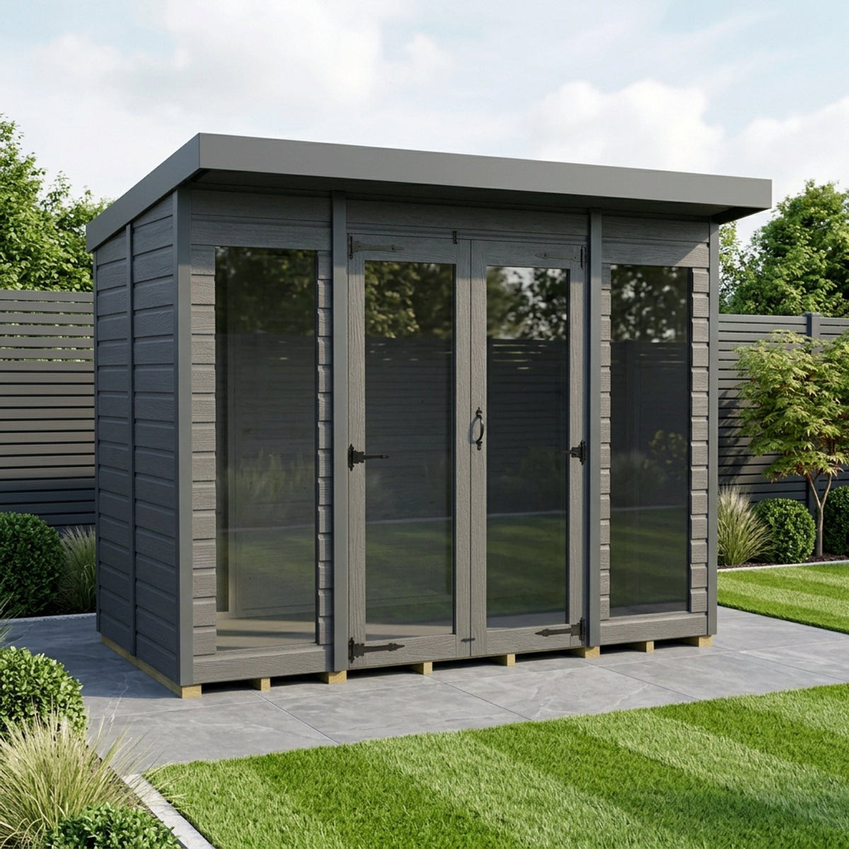 DIY Sheds – Composite Pent Full Height Summer House – view 84