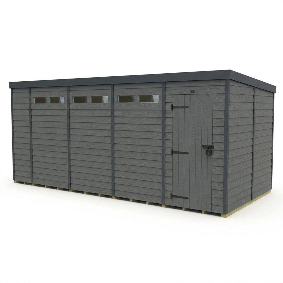 DIY Sheds – Composite Pent Security Shed – view 63