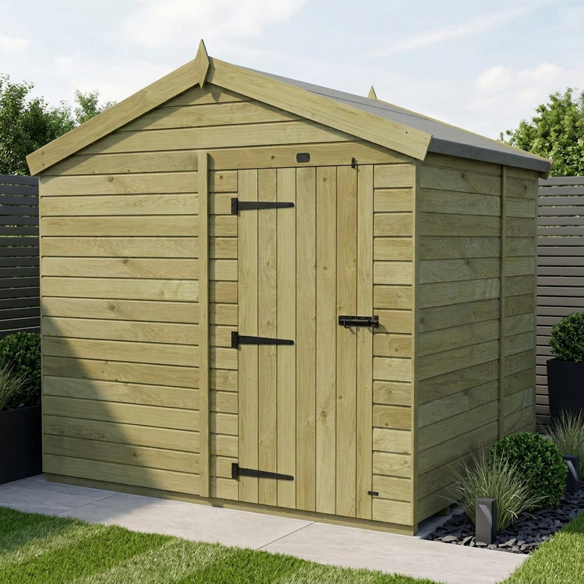 DIY Sheds – Apex Shed – Single Door – view 165