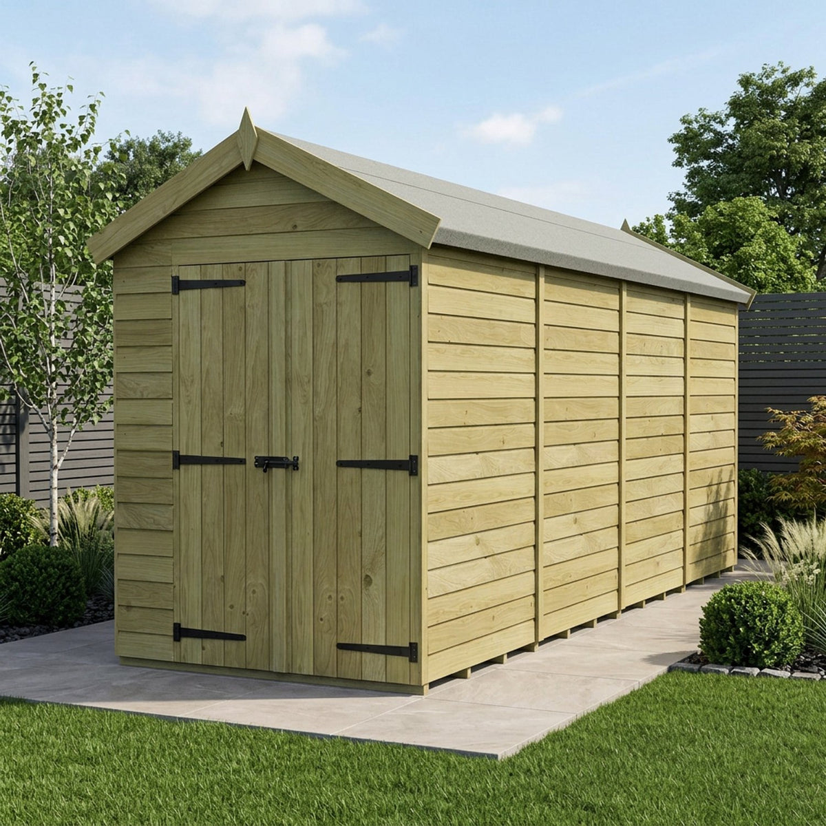 DIY Sheds – Apex Shed – Double Door – view 107