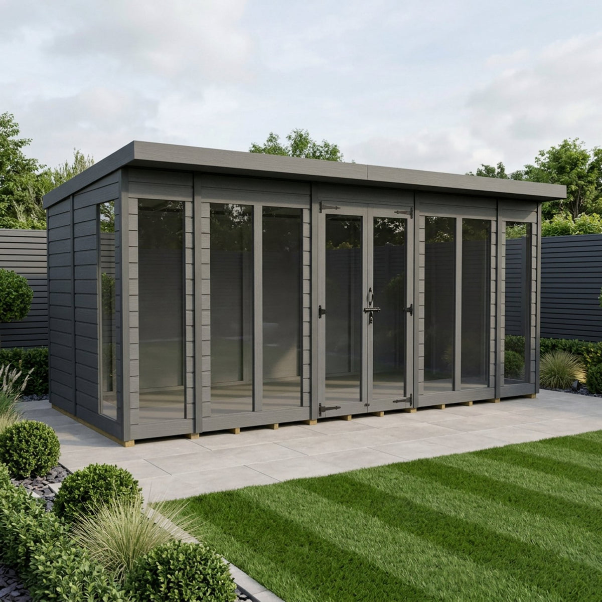 DIY Sheds – Composite Pent Full Height Summer House – view 50