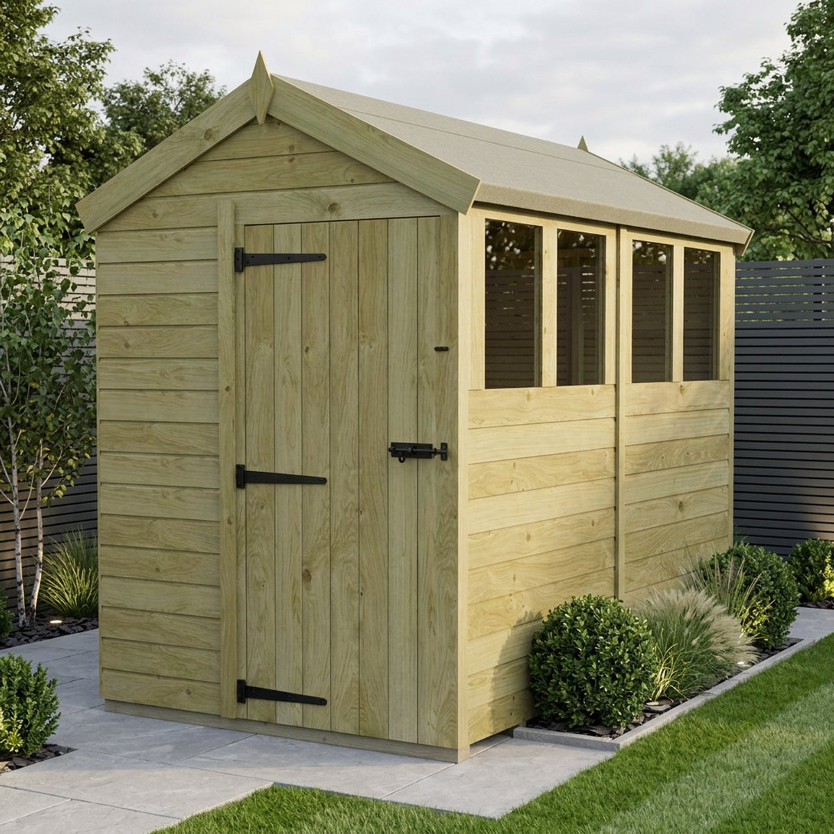 DIY Sheds – Apex Shed – Single Door – view 98