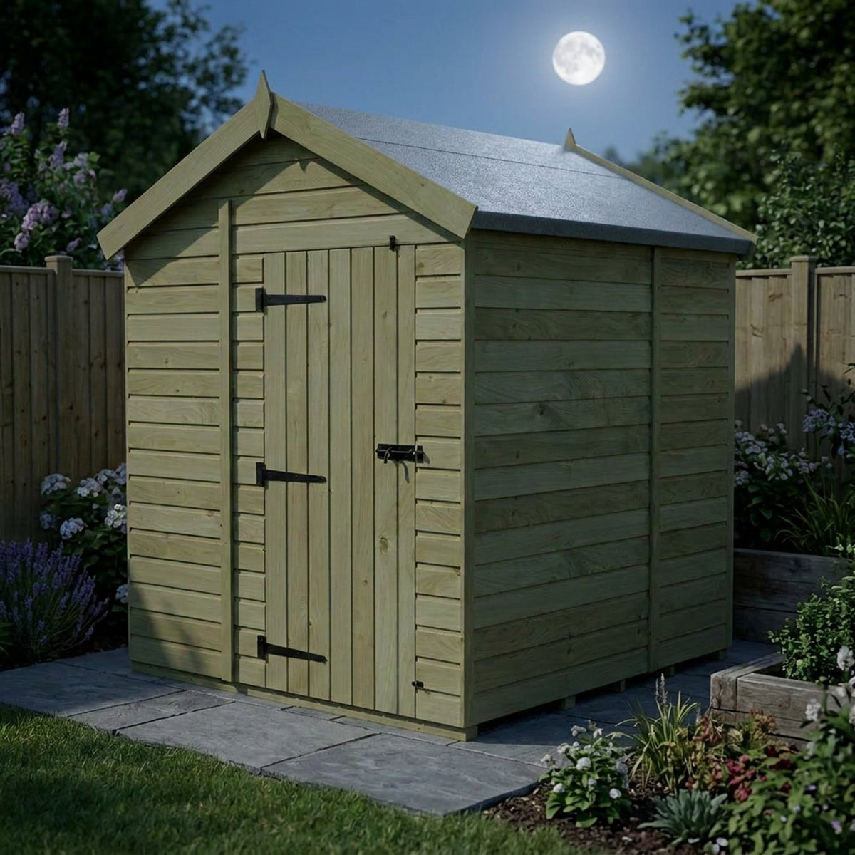 DIY Sheds – Apex Shed – Single Door – view 215